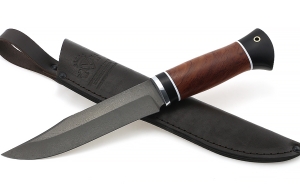 Нож Витязь сталь Х12МФ рукоять бубинга черный граб