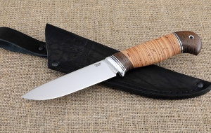 Нож Голец сталь 95Х18, рукоять береста