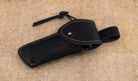 Нож складной Пчак сталь S390 накладки карельская береза зеленая Нож складной Пчак сталь S390 накладки карельская береза зеленая