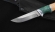 Нож Малыш-1, Х12МФ, рукоять карельская береза, акрил зеленый