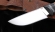 Нож из стали S390 Ловчий рукоять карбон железное дерево черный граб