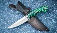 Нож Лютик сталь Elmax рукоять G10 зеленая 