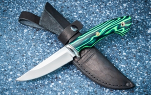 Нож Лютик сталь Elmax рукоять G10 зеленая Нож Лютик сталь Elmax рукоять G10 зеленая