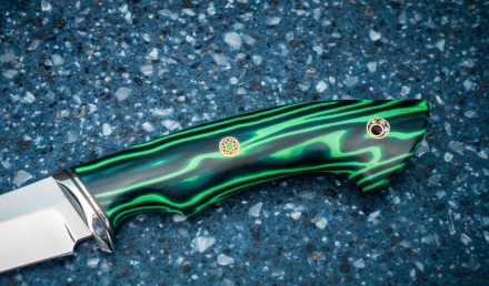 Нож Лютик сталь Elmax рукоять G10 зеленая Нож Лютик сталь Elmax рукоять G10 зеленая