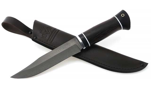 Нож Витязь сталь Х12МФ рукоять венге черный граб 