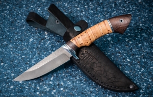 Нож Лютик сталь х12мф рукоять береста