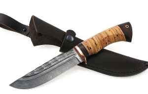 Нож Алтай сталь дамаск-камень Нож Алтай сталь дамаск-камень