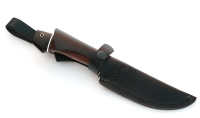 Нож Амур сталь ELMAX , рукоять венге-черный граб,мельхиор - IMG_4989.jpg