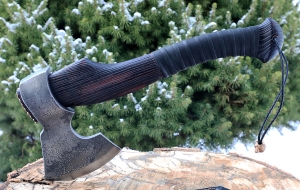 Топор Ермак-6 варка металлов: углерод+ ХВГ ясень брашированный (NEW)