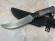 Нож Коршун х12мф акрил зеленый и карельская береза фиолетовая (распродажа)