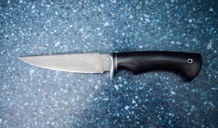 Нож Комар сталь х12мф рукоять черный граб Нож Комар сталь х12мф рукоять черный граб