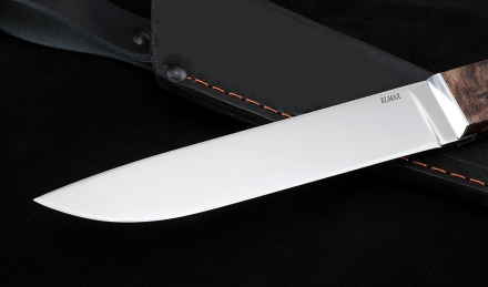 Нож Карачаевский бичак (бычак) Elmax карельская береза коричневая Нож Карачаевский бичак (бычак) Elmax карельская береза коричневая