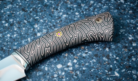 Нож Лесник сталь Elmax рукоять G10 серая 