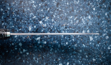 Нож Лесник сталь Elmax рукоять G10 серая 